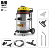 جاروبرقی صنعتی شرکت آنا 3 موتور 80 لیتر