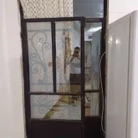 درب دولنگه و پنجره آهنی کارکرده تمیز|مصالح و تجهیزات ساختمان|تهران, کوی بیمه|دیوار