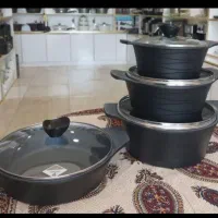 سرویس قابلمه ۸ پارچه چدن|ظروف پختوپز|قم, علی آباد سعدگان|دیوار