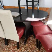 میز ناهارخوری ۸ نفره|میز و صندلی غذاخوری|لاهیجان, کوی زمانی|دیوار