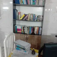 کتابخانه وصندلی|کتابخانه، شلف، قفسه‌های دیواری|مشکین‌دشت, |دیوار