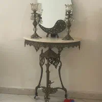 آینه و شمعدان برنز