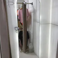 آینه بزرگ با نئون و ریسه، مناسب برای منزل و مغازه