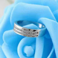 انگشتر گردنبند گوشواره نیم ست نقره|جواهرات|لنگرود, |دیوار