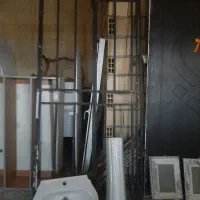 در ورودی ۱۱۰×۲۲۰آکارد حفاظ روشویی .ویترین با|مصالح و تجهیزات ساختمان|هشتگرد, فاز ۷ مهستان|دیوار