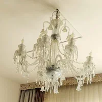 لوستر باکارات ۱۲ شعله کریستالی