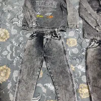 ست لباس کت و شلوار لی سایز 50و55|کفش و لباس بچه|دورود, |دیوار