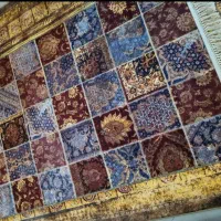 تابلو فرش دستباف چهل تیکه بندی مدل 40 کلاژ پردیس