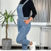 سرهمی بندی جین زنانه. نو