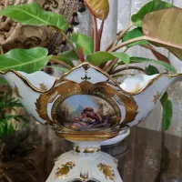 چینی مرغی طلاکوب|ظروف سرو و پذیرایی|اصفهان, باغ دریاچه|دیوار