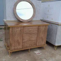 میز آرایش ۵ کشو و آینه کنسول وکیوم|جاکفشی، کمد، دراور|گنبد کاووس, |دیوار