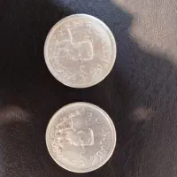 دو عدد سکه جلوس