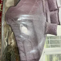 رو تختی دو نفره ۹ تیکه مخمل ترک