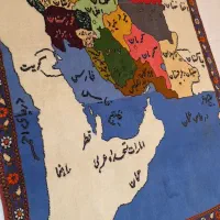نقشه ایران دستباف ۲ متری
