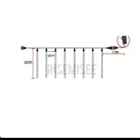 نوری که زیبایی را دو چندان می کند|ریسه و چراغ تزئینی|بیرجند, |دیوار