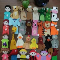 عروسک انگشتی نمدی|اسباببازی بچه|قم, امامزاده ابراهیم|دیوار