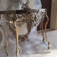 آینه وکنسول وشمعدان برنز