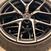 دو جفت رینگ و لاستیک مرسدس بنز CLS|قطعات یدکی و لوازم جانبی|لاهیجان, گلستان|دیوار