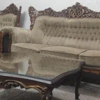 مبل استیل ۷نفره چوب راش