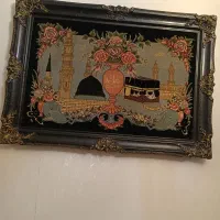 تابلو کلک و ابریشم دستبافت