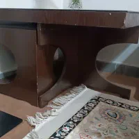 میز تلویزیون  همراه میز پذیرای و چهار میز کوچک