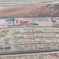 فروش فوری فرش ماشینی ۹متری شاهکار کویر یزد|فرش|آمل, |دیوار