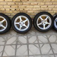 رینگ و لاستیک 16 پنج پر اختاپوسی+لاستیک خارجی|قطعات یدکی و لوازم جانبی|فسا, |دیوار