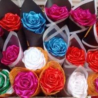 گل های روبانی|گل مصنوعی|صوفیان, |دیوار