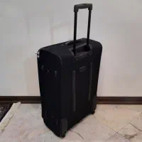 چمدان مشکی متوسط برزنتی کارکرده ارسالی از دانمارک|کیف، کفش، کمربند|تهران, شیخ هادی|دیوار