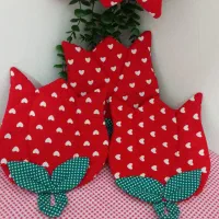 فروش انواع پیشبندوکاور قابلمه دستگیره وغیره|سفره، حوله، دستمال آشپزخانه|رودسر, |دیوار