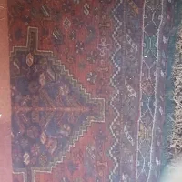 قالی دستباف۱۷۰×۲۲۰رنگ والیاف طبیعی تولید دهه پنجاه