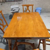 میز نهار خوری 4نفره روکش بلوط
