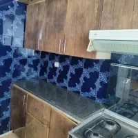 کابینت چهار متر بالاو پایین سینک و هود و سنگ