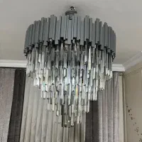 ست لوستر و آباژور کریستالی