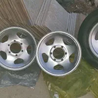 چهار عدد رینگ مزدا ودو عدد تایر مزدا|قطعات یدکی و لوازم جانبی|میاندوآب, |دیوار