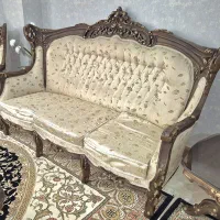 مبلمان سلطنتی 9 نفره با میز غذاخوری گردو|مبلمان خانگی و میز عسلی|شاهین‌شهر, فدک|دیوار