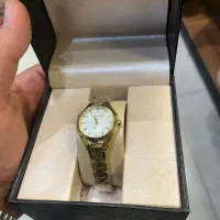 ساعت بند استیل طلایی