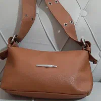 کیف دوشی رنگ عسلی