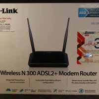 روتر دی‌لینک مدل DSL-2790U  Wireless N300 ADSL2+