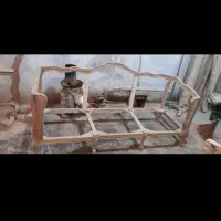 سه عدد کاناپه  مدل گوش دار چوب تمام راش|مبلمان خانگی و میز عسلی|ملایر, |دیوار