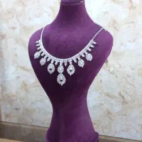 طلا گردنی زیبای تراشخور (بدون اجرت)