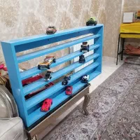 شلف دیواری کودک آبی