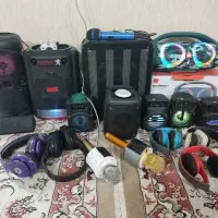 اسپیکر باند دار بلوتوثی هدفون ایرپاد میکروفون دلر