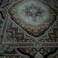 فرش دستبافت گونه کاشان/۱۲۰۰شانه تراکم۳۶۰۰