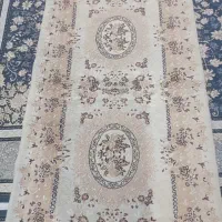 فرش کناره کرمی رنگ  سالم و بدون هیچ مشکلی|فرش|کرمانشاه, |دیوار