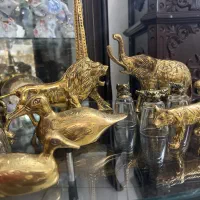 تزیینی دکوری‌مجسمه شیر ببربرج ایفل برنزبرنجی خارجی|مجسمه، تندیس، ماکت|تهران, یاخجی آباد|دیوار