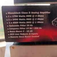 ساب ۱۵۰۰دیجیتال امپیلی مونو ام بی ۲۴۰۰۱و‌باکس|صوتی و تصویری|عباس‌آباد, |دیوار