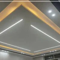 دکور کناف سقف کاذب 60در60 تی وی روم دیوار جداکننده|خدمات پیشه و مهارت|اهواز, کمپلو شمالی|دیوار