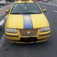 فروش فوری تاکسی سمند ۹۶ با امتیاز ۱۳۳
