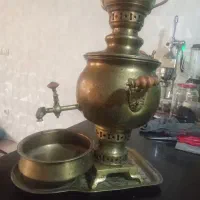 سماور ذغالی برنجی اورجینال